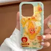 Chapéu Desenho Animado Suporte Magnético Desenho Animado Capa para Celular 17Promax Adequado para 16Pro Magnético Camada Dupla 18Pro