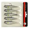 Cebo Artificial 9cm 12g Anzuelo Único Cola en T Plomado Hundimiento Señuelo Blando Venta al por Mayor Señuelo de Natación