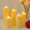 Procesamiento y Personalización de Velas LED Simuladas con Diseño de Bala Ondulada para Decoración de Ambiente de Bodas y Cumpleaños Pequeños Adornos