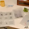 Libro de Almacenamiento de Pendientes y Collares Bolsa para Pendientes de Viaje Bolsa para Anillos Libro de Almacenamiento de Polvo para Joyería Colgante Bolsa Transparente Sellada