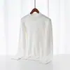 Novos suéteres masculinos de outono e inverno para e-commerce transfronteiriço, tricô pulôver de gola semimangata de outono e inverno, camisa básica lisa masculina leve para negócios