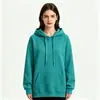 Logo personalizado, estilo europeu e americano, e-commerce transfronteiriço, moletom com capuz de caimento solto outono/inverno para mulheres, estilo retrô americano, forrado com fleece, design simples