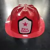 Chapéu de Plástico Descartável para Brinquedo Amazon Transfronteiriço Alarme de Incêndio Tema de Incêndio Infantil Chapéu de Festa para Performance de Palco