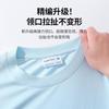 Camiseta de Manga Corta para Hombre de Algodón Puro de Doble Hilo de Peso Pesado 280g, Corte Holgado, Hombro Caído, Cuello Redondo, Camisa Cultural Casual de Color Sólido
