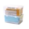 Caja de Almacenamiento de Mascarillas Gran Capacidad Almacenamiento para Estudiantes Mascarilla para Boca y Nariz Pastillero Caja de Medicamentos Transparente para el Hogar Almacenamiento