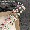 Atacado do Fabricante Pontas para Nail Art, Adesivos de Unha Doces e Elegantes que Realçam a Pele, Conjunto de 30 Peças com Tiras Codificadas, Unhas Usáveis Personalizadas