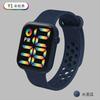 Reloj Electrónico Digital Y1LED con Pantalla Arcoíris de Hora, Pantalla Grande, Movimiento de Tecla, Deportivo, para Hombre y Mujer, Reloj de Pulsera en stock