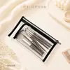 Bolsa de Cosméticos Transparente de PVC de Gran Capacidad Bolsa de Almacenamiento Neceser Pequeño Portátil Simple Bolsa de Cosméticos de Cabina