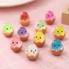 Huevo con cáscara rota huevo pequeño luminoso manualidades de resina DIY juguetes luminosos creativos adornos puesto de juguetes lote de juguetes