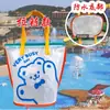 Bolsa de Playa Transparente con Capacidad Bolsa de Gelatina Bolsa de Natación para Mujer Bolso Tote de PVC Bolsa de Compras Bolso de Mano Cruzado