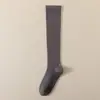Meias de Compressão para Panturrilha de Yoga Cor Sólida para Mulheres, Costuradas à Mão, Meias de Compressão Esportiva Fitness com Solas Antiderrapantes, Absorventes de Suor, Atacado da Dinastia Tang