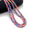 Cuentas de Ábaco de Arcilla Suave 3*7mm DIY Abalorios Cadena para Teléfono Collar Pulsera Material Accesorios Cuentas de Rueda Coloridas Espaciadores