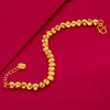 Pulsera de cuentas de sandía para mujer de oro arena de Vietnam, pulsera de cuentas de oro arena para mujer a la moda, pulsera de sandía al por mayor