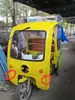 Cobertura de Chuva para Triciclo Elétrico Atualizado, Cabine Frontal, Cobertura de Chuva para Triciclo de Entrega de Chapa de Ferro Espessa