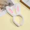 Diadema de Conejo de Peluche Linda Coreana Accesorios para Fiestas Infantiles y Actuaciones Diadema con Orejas de Conejo y Lazo de Pascua