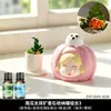 Pedra Difusora de Aromaterapia Menina Abóbora Ornamento de Mesa Pedra de Aromaterapia Criativa para Casa Interior Fragrância Sem Chama Cristal Longa Duração