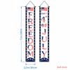 Decorações de Festa Amazon Mais Vendidas Transfronteiriças Cortina de Porta de Varanda Bandeira do 250º Aniversário Americano Dia da Independência Couplets Personalizados
