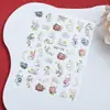 Pegatinas para uñas texturizadas serie MOSR al por mayor con pegatinas para uñas adhesivas mixtas 50 100 mixtas estilo ins