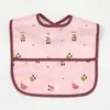 Babero Infantil Transfronterizo Bolsa de Comida Tridimensional para Bebé Babero Impermeable y Lavable para Bebé Bolsa Resbaladiza Super Suave Toalla Resbaladiza para Comer