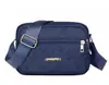 Bolso de Hombro Nuevo de Primavera para Mujer, Bolso Cruzado para el Trabajo, Monedero para Teléfono Móvil, Bolso de Hombro para Mujer de Nylon con Estilo Horizontal y Cuatro Cremalleras