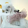 PETCIRCLE Ropa para Mascotas para Perros Pequeños y Cachorros, Lindo Vestido de Otoño e Invierno a Prueba de Frío para Mascotas, Vestido Abullonado Anna