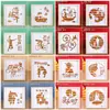 Materiais Auxiliares para Pintura em Tecelagem de Bambu, Patrimônio Cultural Imaterial, Cartão Vazado Criativo, Ornamentos Culturais e Criativos, Materiais Auxiliares para Pintura Vazada
