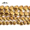 Galvânico Furo Vertical Superfície Curva Multicolorido Coração Pedra Biliar DIY Material Acessórios Headwear Pulseira Produtos Semi-Acabados Atacado