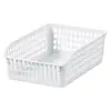 Cesta de Armazenamento com Furo Inclinado Cesta Organizadora de Miudezas e Brinquedos Cesta de Armazenamento Doméstico Cesta de Armazenamento de Plástico Caixa de Armazenamento de Cozinha
