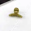 Pinza de Agarre Pequeña Celebridad de Internet Transfronteriza Pinza de Moda Pasador para el Cabello Pasador Verde Pasador Lateral para Niña Flequillo Roto