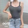 Nueva camisola de otoño e invierno espalda descubierta para usar como outer wear con almohadilla en el pecho Chal de mujer ropa interior push up que realza el busto ropa interior deportiva para mujer