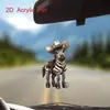 Pingente de Acrílico 2D, Cruz de Acrílico Plana Nova Decoração de Desenho Animado Transfronteiriça, Veja a Imagem para Detalhes, Decoração Simples para Pendurar no Carro