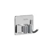 Colgador de Almacenamiento con Clip para Trapeador de Acero Inoxidable Fuerte Adhesivo Montaje en Pared sin Taladro con Ganchos Hebilla para Trapeador de Baño