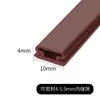 Tira de Sello para Puerta Antirrobo en Stock para Puertas de Dormitorio, Tira Adhesiva Auto-Adhesiva Insonorizada, a Prueba de Viento, Anticolisión, a Prueba de Polvo para Puertas de Entrada
