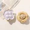 Accesorios de Camelia Cuadriculados Dulces y Elegantes Estilo Coreano Ropa DIY Tocado Broche Pinza para el Cabello Accesorios de Joyería