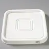 Material de PP de Grado Alimenticio Cubo Cuadrado de Plástico Moldeado por Inyección de 10L para Productos Agrícolas, Salsas, Alimentos y Embalaje Químico con Tapa, Personalizable