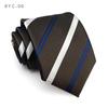 Gravata Masculina Outono Estilo Coreano Formal de Negócios Personalizada Retro Marrom Café Xadrez Acessórios para Terno Gravata Larga