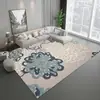 Estilo Minimalista Abstrato Quarto Sala de Estar Sofá Mesa de Centro Tapete Veludo Cristalino Tapete Completo Grande Área Antiderrapante Remoção de Poeira Tapete de Chão