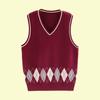 Chaleco de Punto para Niños, Chaleco Suéter para Niño, Uniforme Escolar, Chaleco Británico, Chaleco de Algodón para Niña, Uniforme de Lana