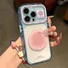 Gelatina de Frutas Funda Instantánea para Teléfono Compatible con Teléfono Apple 17 iPhone 16 Pro Max Funda Arcoíris Color Caramelo