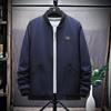 Jaqueta masculina de meia-idade tamanho extra grande Primavera e outono Jaqueta masculina solta e gorda grande pai Top Fat Man Jaqueta casual