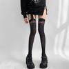 Calcetines Blancos de Caña Alta con Expresión Bidimensional Estilo Japonés Emoticonos Lindos Estampados Subcultura Calcetines Hasta la Rodilla Calcetines de Pura Pasión