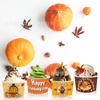 Bq030 Comercio Exterior Feliz Día de Acción de Gracias Pavo Fiesta Navideña Pavo Taza de Helado Postre Bebida Fría Caja de Papel