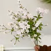 Flores Artificiales de Alta Gama, Pequeños Cerezos en Flor, Plantas Verdes de Interior, Accesorios de Decoración para el Hogar, Flores Falsas, Flores de Cerezo, Primavera