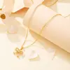 Colar de Verão Borboleta Vazada com Strass Corrente de Clavícula Doce Simples Versátil Joia Acessório de Alto Padrão Feminino Atacado