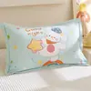Fundas de Almohada de Gasa de Dibujos Animados para Niños, un Par de Fundas de Almohada de Algodón Puro para Uso en el Hogar, Cubierta Interior para Relleno de Almohada 40X60