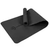 Tapete de Yoga TPE, Espessado, Antiderrapante, Alargado para 90cm, Absorvente de Choque, Tapete de Exercício com Isolamento Acústico e Linhas de Alinhamento, Tapete Fitness Personalizável