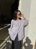 Camisa de Lino Retro con Cuello en V Wanwei para Mujer Nueva Primavera 2026 Estilo Vacacional Camisa con Lazo Protección Solar Aire Acondicionado 5272