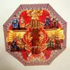 Caixa Grande Octogonal de Liga de Metal Feita de Papel com Abertura Média Produtos Semi-Acabados Dourados Barras e Lingotes de Ouro Sacrificiais para Limpeza de Túmulos Qingming Suprimentos