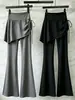 2026 Pantalones Acampanados Falsos de Dos Piezas para Mujer Pantalones Falda Micro Acampanados para Yoga Otoño e Invierno Cubierta Deportiva de Fitness Pantalones Tiburón