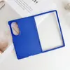 Adecuado para Samsung Zfold 20% de descuento Funda para Teléfono Plegable Ipduo Ultra-Delgada Tipo Piel Mate Color Sólido PC Cubierta Protectora de Pantalla Plegable